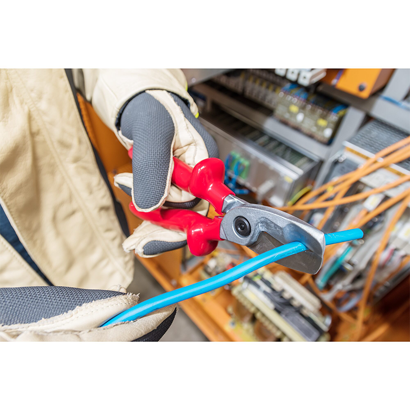 Hazet 1804VDE-33 Cable Shears with Protective Insulation, 208mm