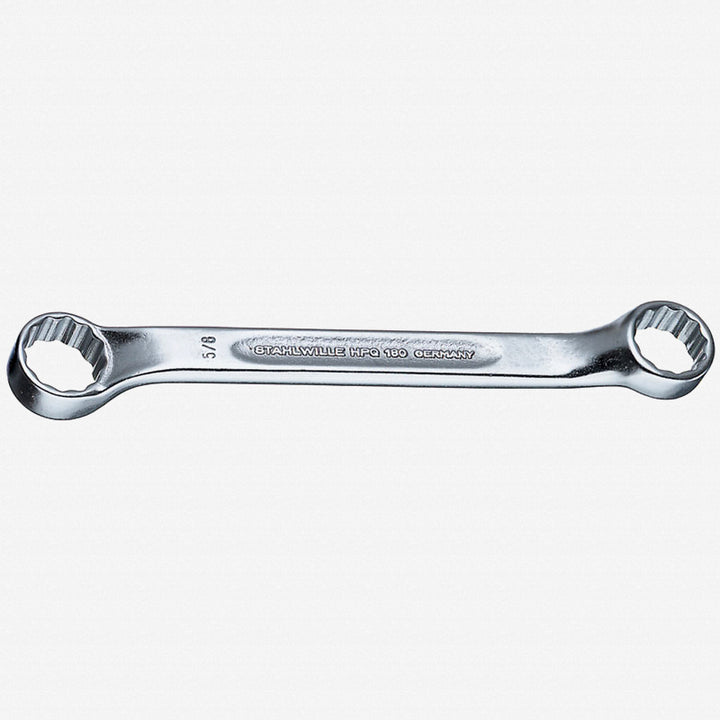 Stahlwille 41602428 Double ended ring Spanner Short Shallow Offset