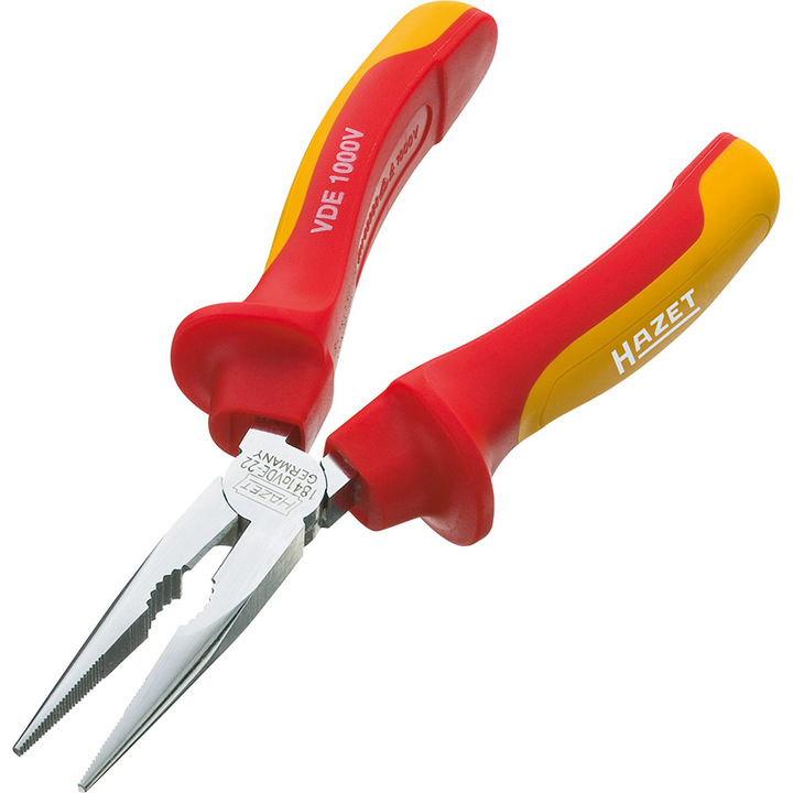 Hazet 1841AVDE-22 Snipe Nose Pliers with Protective Insulation