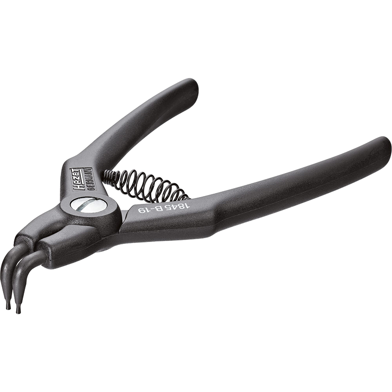 Hazet 1845B-10 Circlip Pliers, Bent Tip, 3 – 10mm