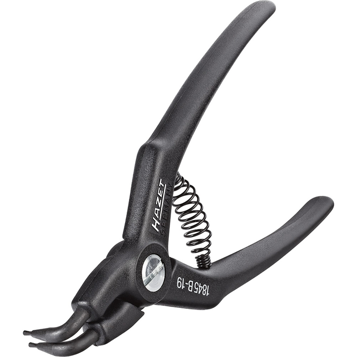 Hazet 1845B-19 Circlip Pliers, Bent Tip, 19 – 60mm