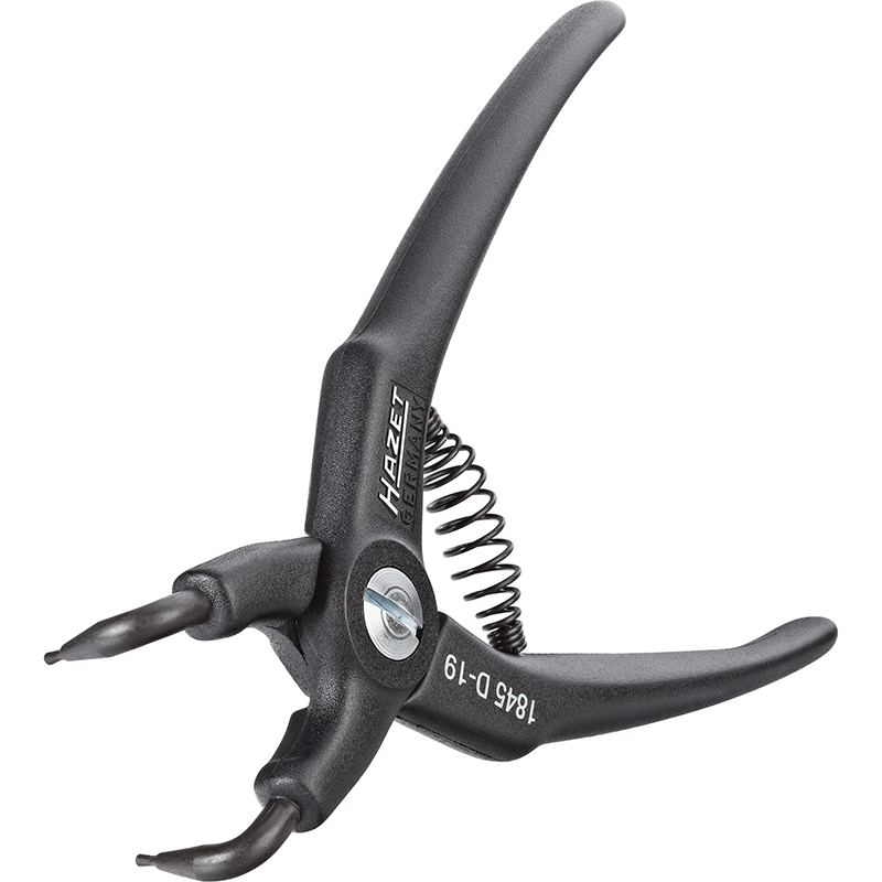 Hazet 1845D-12 Circlip Pliers, Bent Tip, 12–25mm