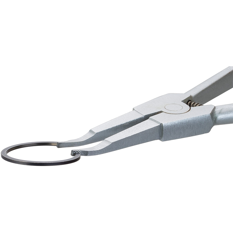 Hazet 1847-3 Circlip Pliers, 10° Bent Chequered Outside