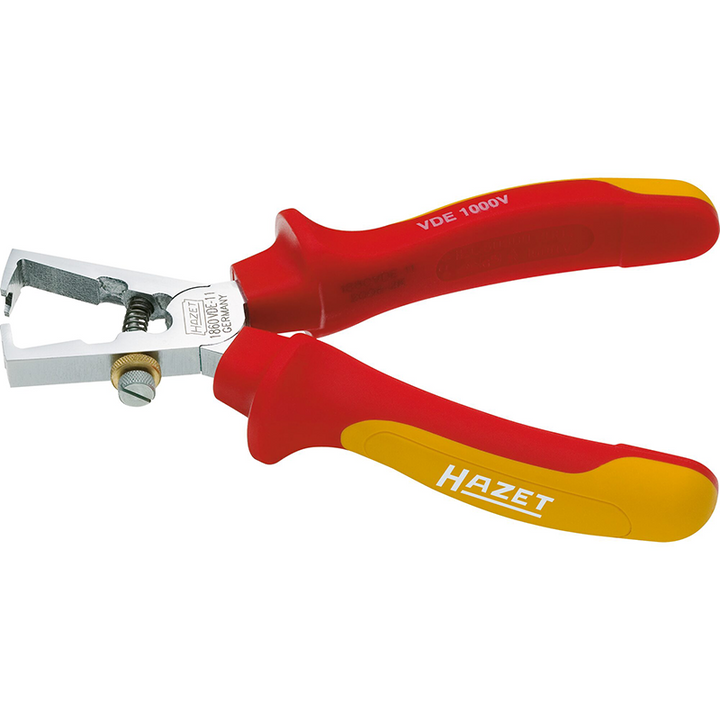 Hazet 1860VDE-11 Wire Stripper with Protective Insulation, 160mm