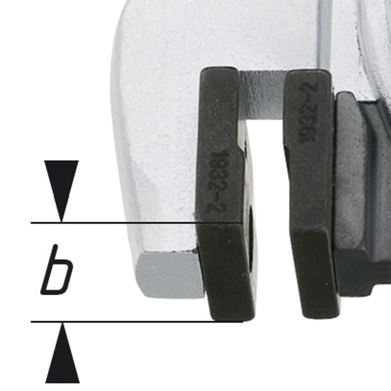 Hazet 1932-1 Flange Tool, 15mm Jaw