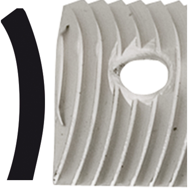 Hazet 1934-7 Car Body File Blade, Half-Round, Coarse Diagonal Cut