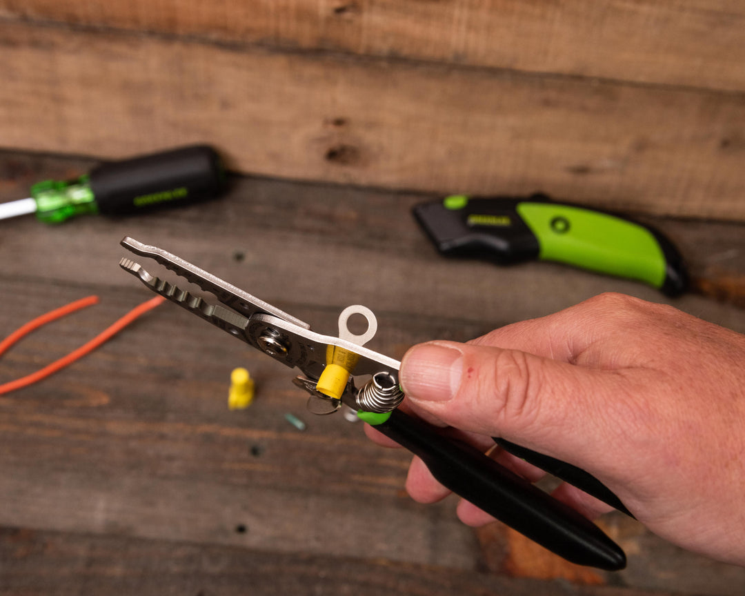 Greenlee Hand Tools Stainless Steel Wire Stripper Pro (1956-SS), 6-14AWG