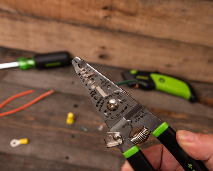 Greenlee Hand Tools Stainless Steel Wire Stripper Pro (1956-SS), 6-14AWG