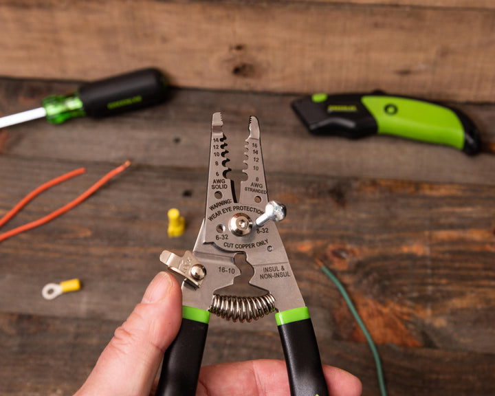 Greenlee Hand Tools Stainless Steel Wire Stripper Pro (1956-SS), 6-14AWG
