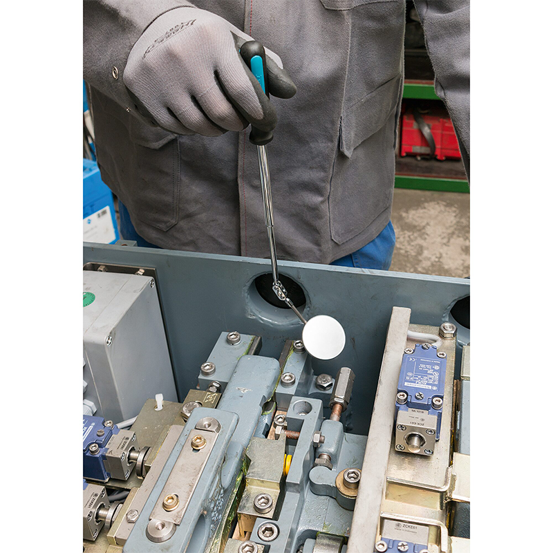 Hazet 1977-2/4 Telescopic Inspection Mirror Set, 740mm