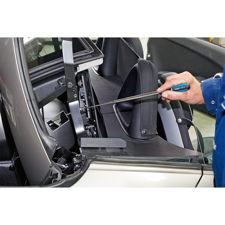 Hazet 1977-2/4 Telescopic Inspection Mirror Set, 740mm