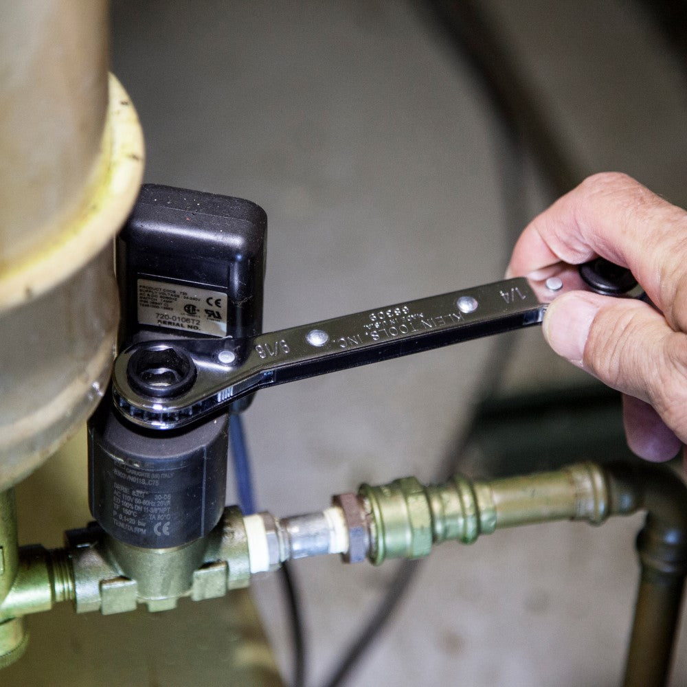 Klein Tools 68310 Ratcheting Refrigeration Wrench 5-1/2''