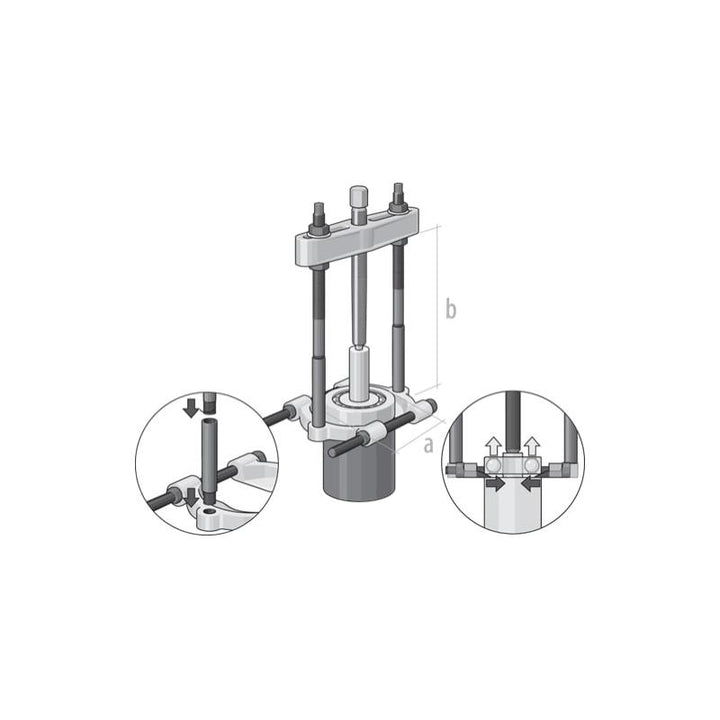 Gedore 8109750 Separator and puller set