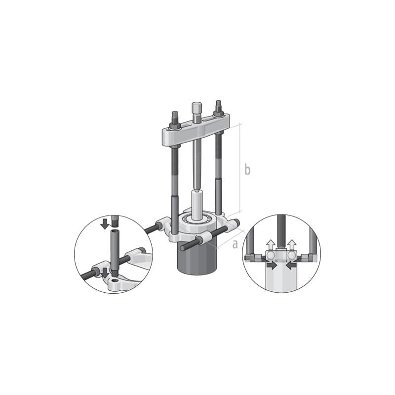 Gedore 8109830 Separator And Puller Set