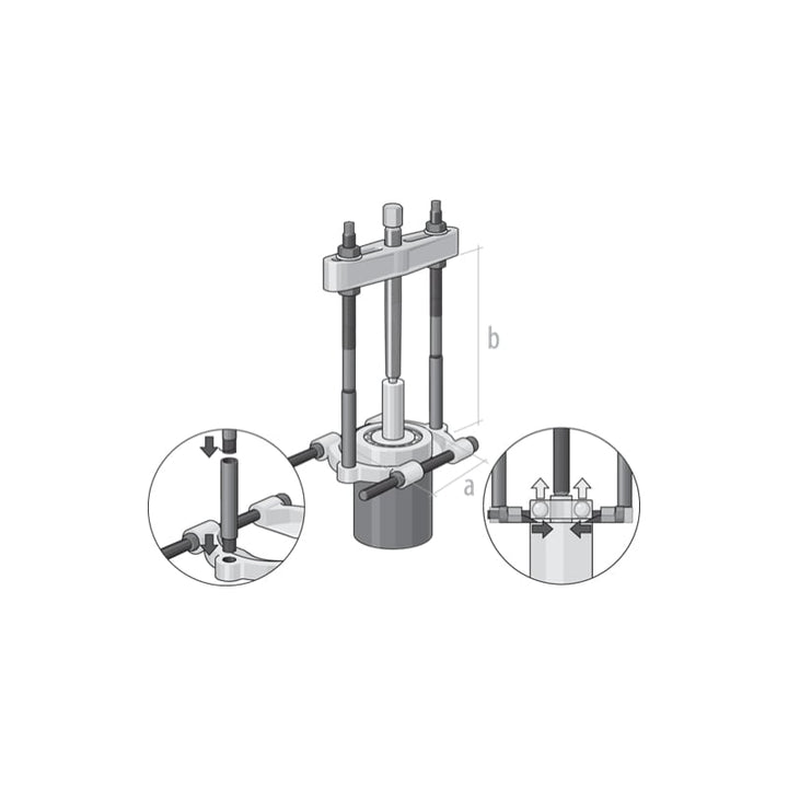 Gedore 8018010 Separator Puller 125-380 mm