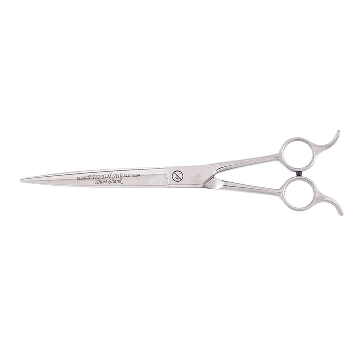 Heritage Cutlery ST85DH 10'' Pet Grooming Scissor w/ semi-oval Shape Blade / Double Hook