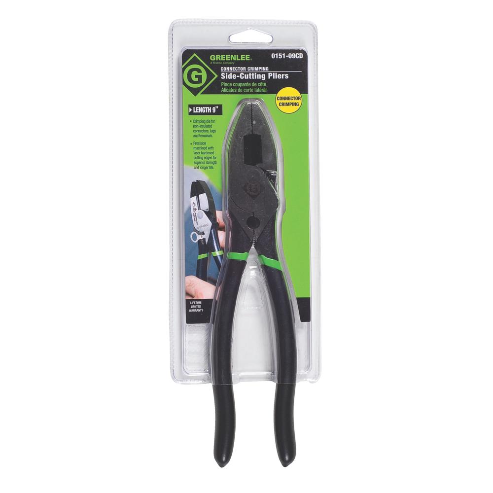 Greenlee 0151-09CD Pliers, Side Cut 9" Dip Crimp