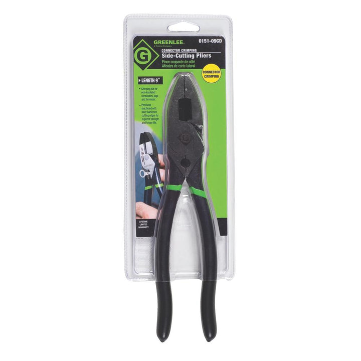 Greenlee 0151-09CD Pliers, Side Cut 9" Dip Crimp