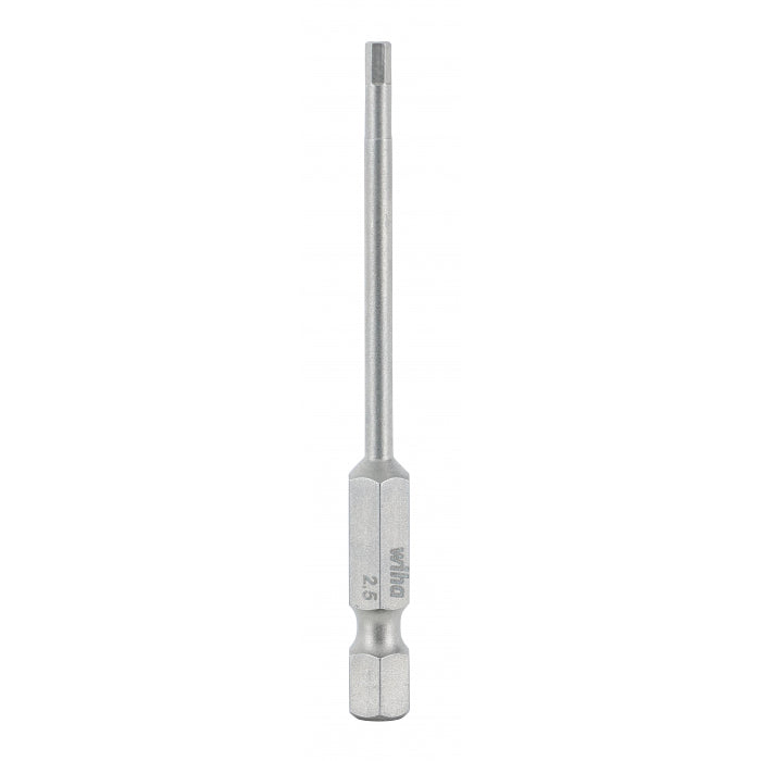 Wiha Tools 74352 Hex Metric Power Bit, 2.5 mm x 70 mm, 10 Pk.