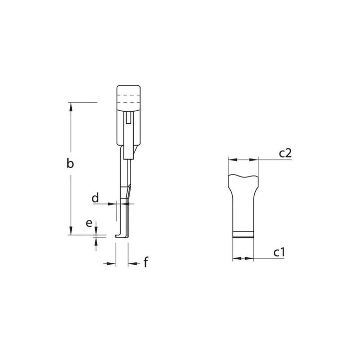 Gedore 1076957 Black Leg Without Clamping piece