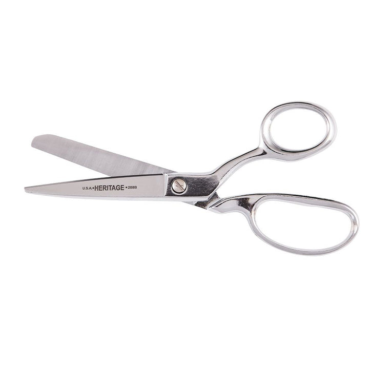 Heritage Cutlery 208BK 8'' Bent Trimmer / Blunt Tip