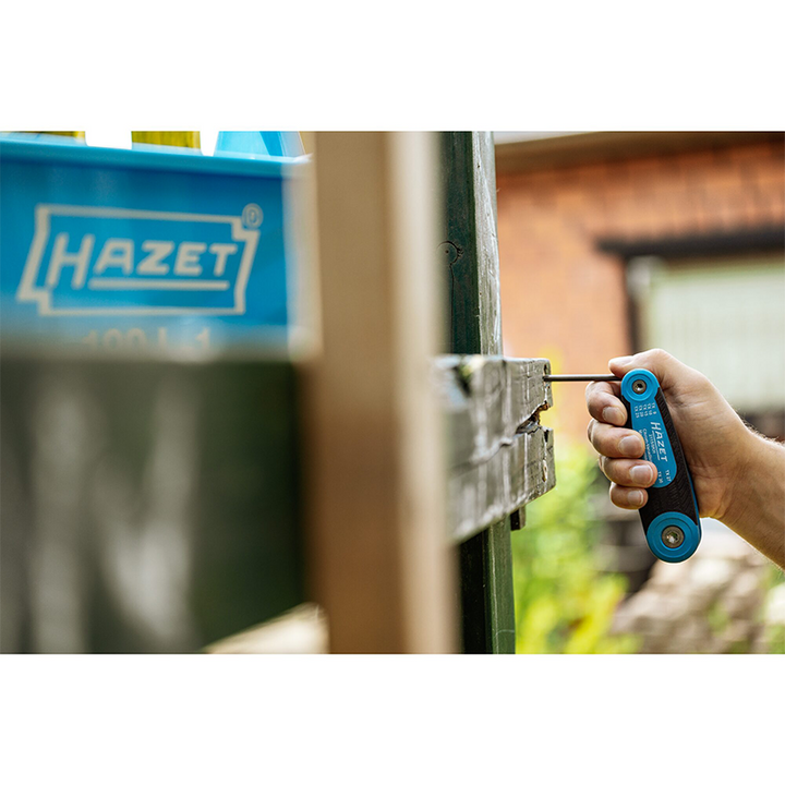 Hazet 2115/8KH Folding Offset Screwdriver Set, TORX®, 8 Pieces