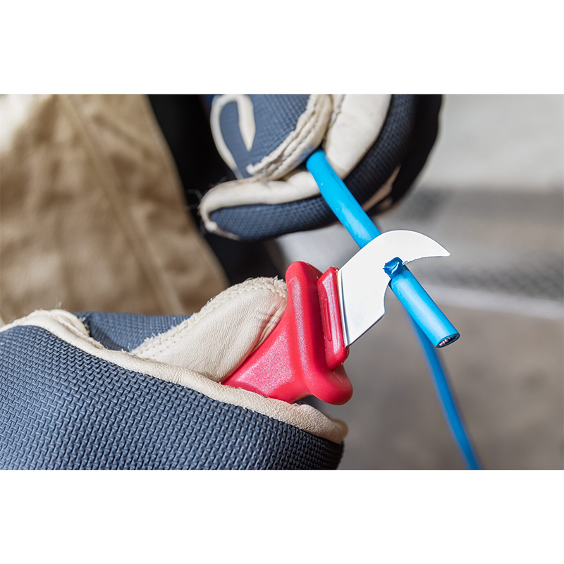 Hazet 2156VDE-2 Cable Stripping Knife with Protective Insulation