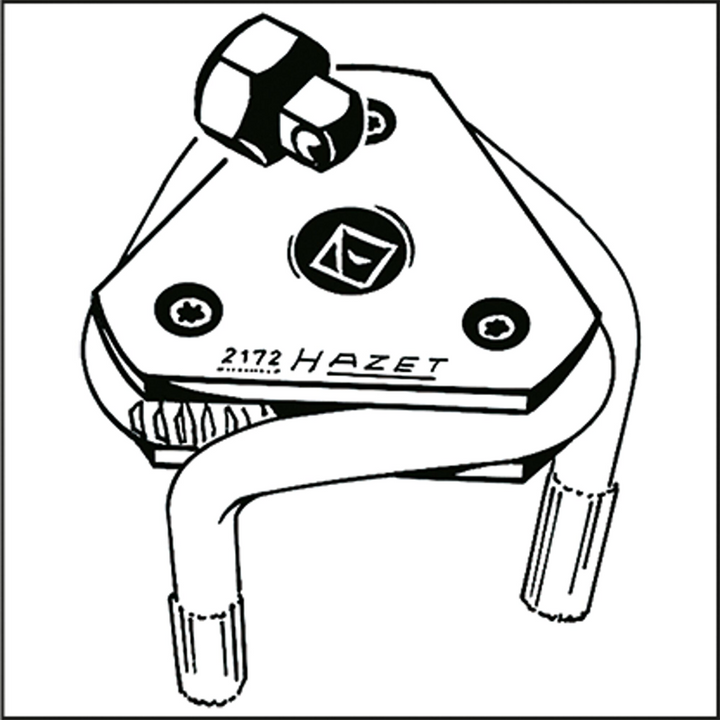 Hazet 2172 3/8" Oil Filter Wrench