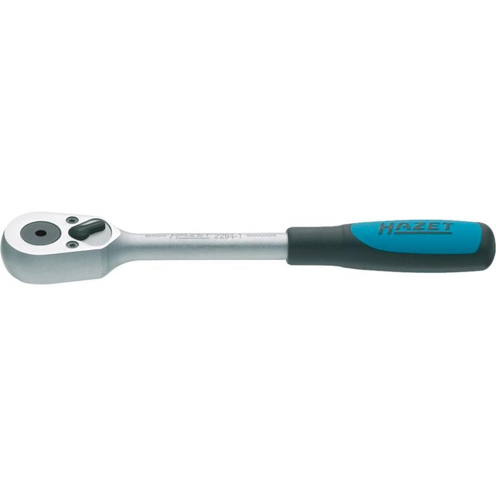 Hazet 2264-1 Reversible Ratchet for Bits, 8mm (5/16") Hex
