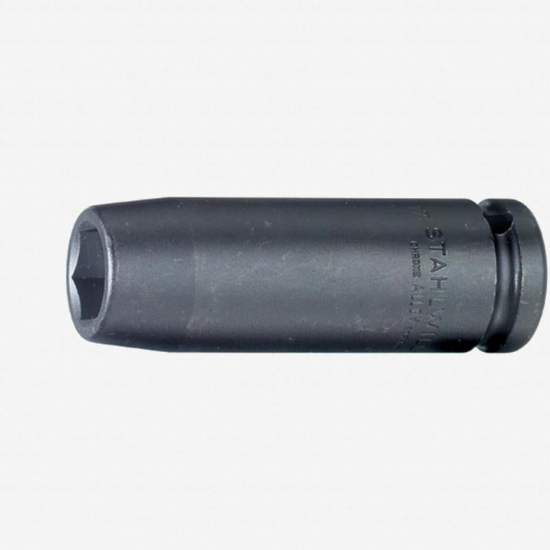 Stahlwille 23020017 51IMP 1/2" Extra Deep Impact Socket, 17 mm