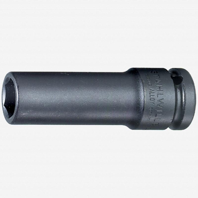 Stahlwille 23090022 2309 1/2" Extra Deep 6-pt Impact Socket, 22 mm