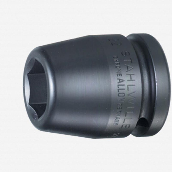 Stahlwille 25010018 55IMP 3/4" 6-pt Impact Socket, 18 mm