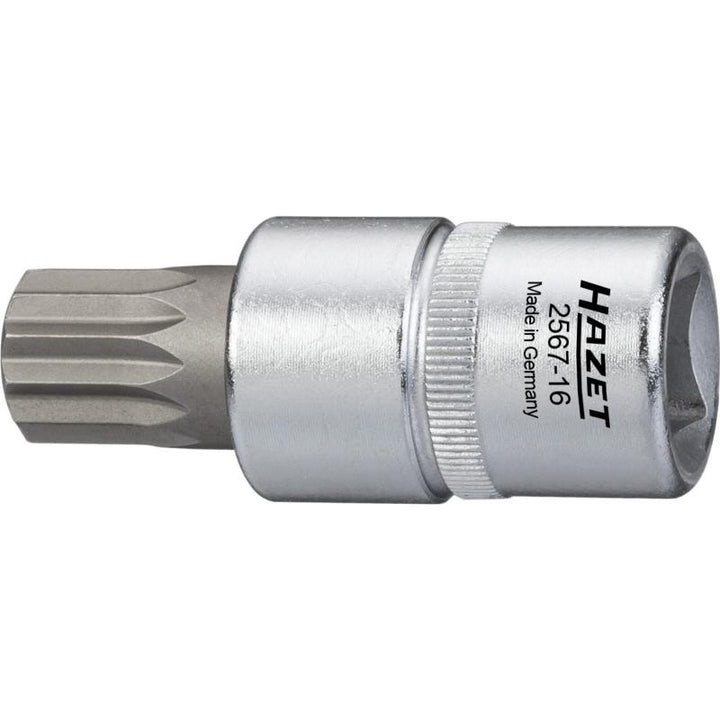 Hazet 2567-16 Oil Service Screwdriver Socket, M16 XZN with pin, 1/2" Square Drive
