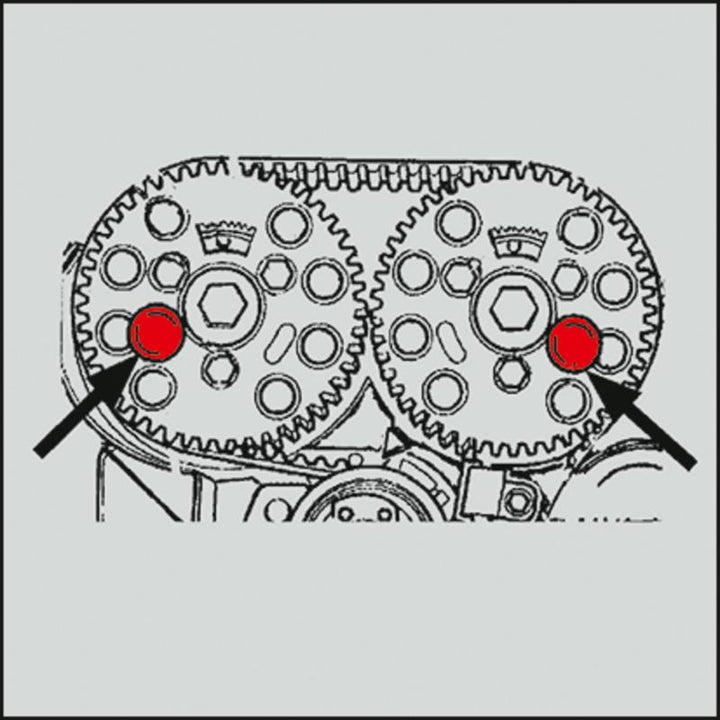 Hazet 2588/19 Engine Timing Tool AUDI ∙ VW ∙ SEAT ∙ ŠKODA, 19 Pieces