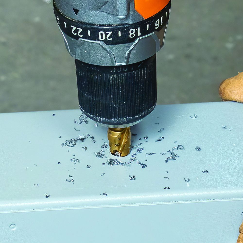 Klein Tools 25964 Step Drill Bit, Spiral Double-Fluted, 1/8-Inch to 1/2-Inch, VACO