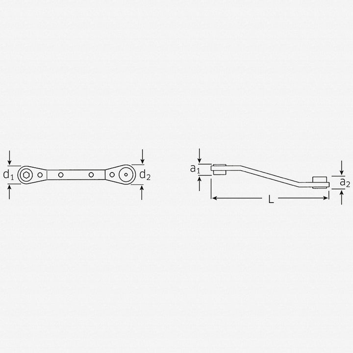 Stahlwille 41541620 Ratcheting bit holder