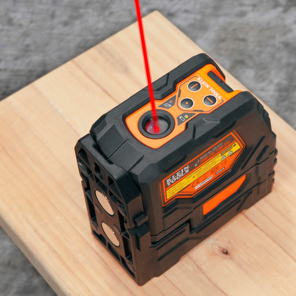 Klein Tools 93LCLS Cross Line Laser Level with Plumb Spot Self Leveli Haus of Tools