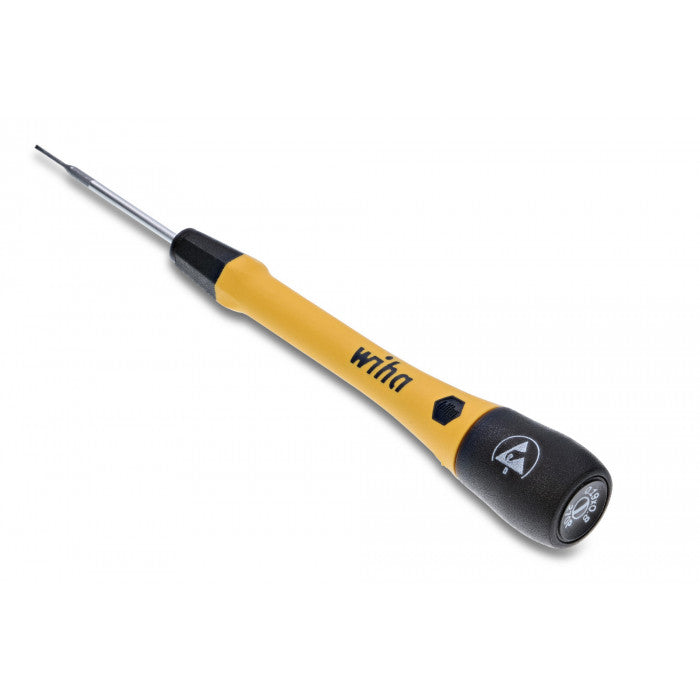 Wiha 27272 ESD Safe PicoFinish Precision Screwdriver - Slotted 1.2mm x 40mm
