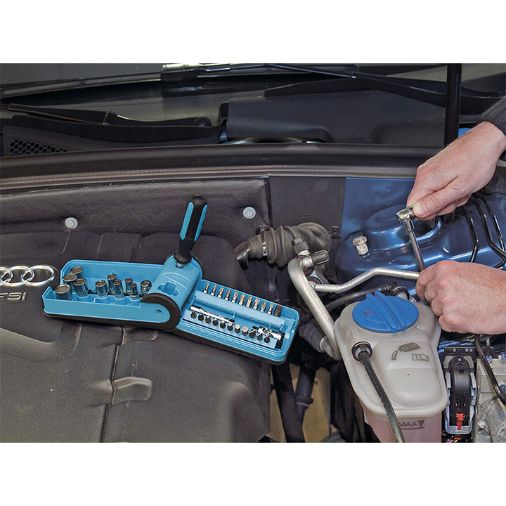 Hazet 856-1 38 Pc 1/4" Socket Set Smart Case