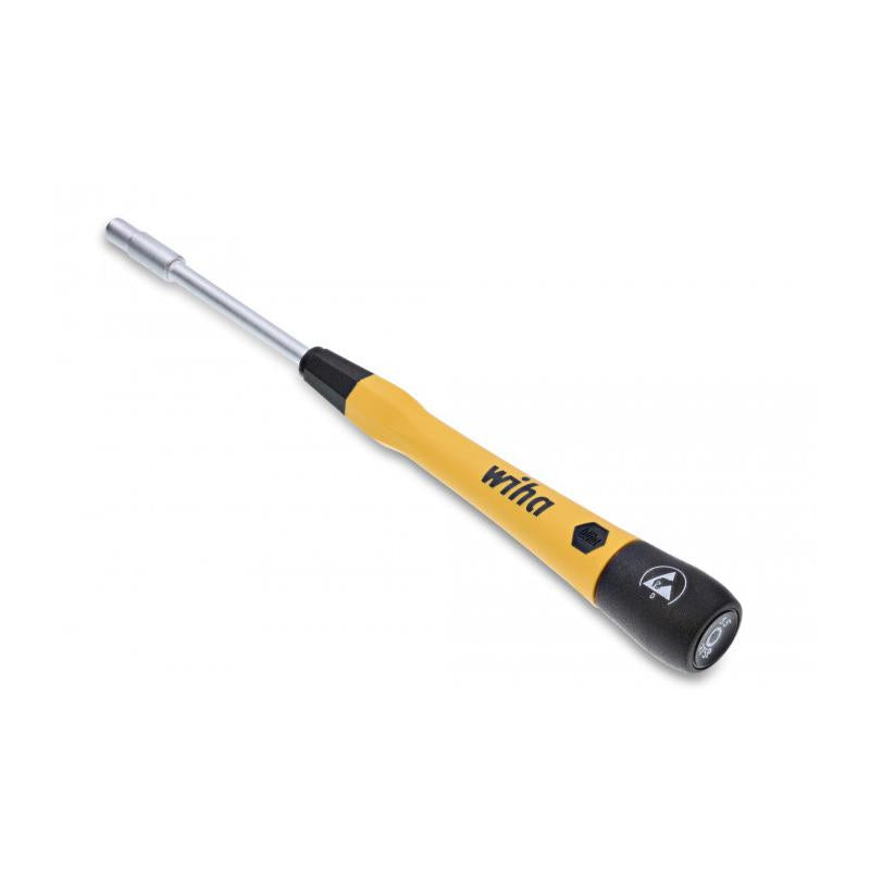 Wiha Tools 27784 ESD Safe PicoFinish Precision Screwdriver - Nutdriver 3.5mm x 60mm