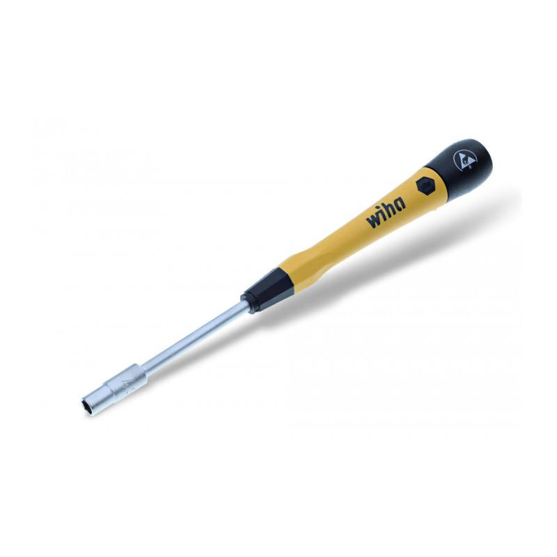 Wiha Tools 27786 ESD Safe PicoFinish Precision Nut Driver - 4.5mm x 60mm