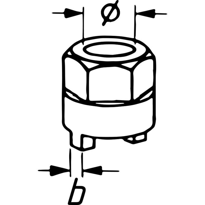 Hazet 2780-1 Shock Absorber Crown Wrench, 14.1mm