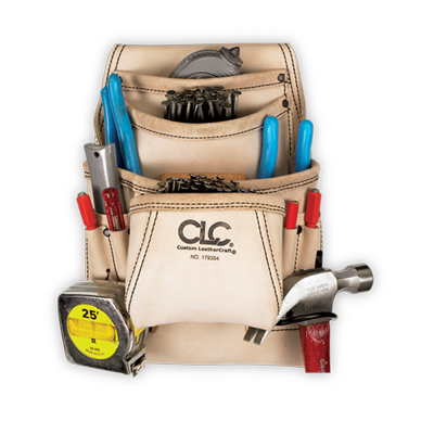 CLC 179354 10 Pocket Carpenter's Nail & Tool Bag