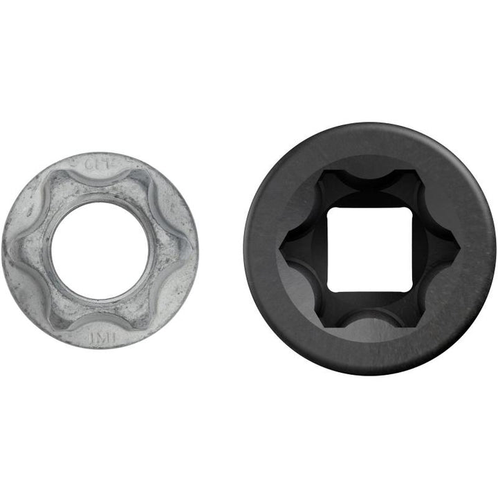 Hazet 2784SLG-1 Impact Socket Set with Special Profile, 39mm Groove Profile, 1/2" Square Drive