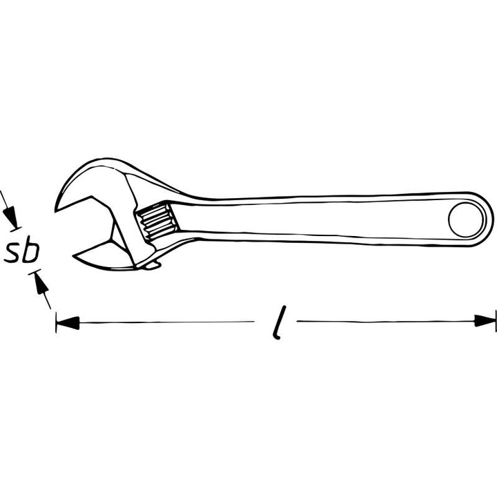 Hazet 279-8 Adjustable Open-End Wrench