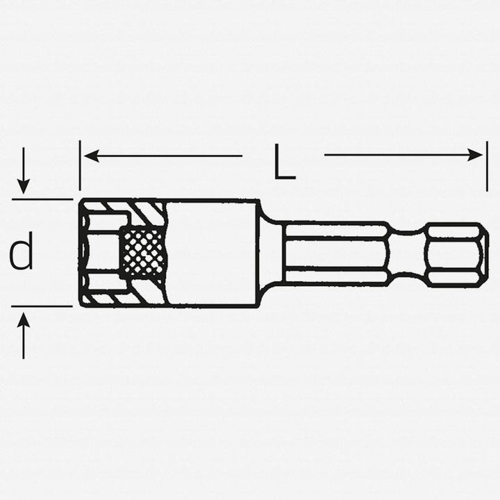 Stahlwille 28011010 2801 10 x 50mm Nut Setter