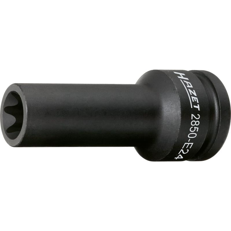 Hazet 2850-E24 Impact Socket, Outside TORX® E24, 3/4" Square Drive