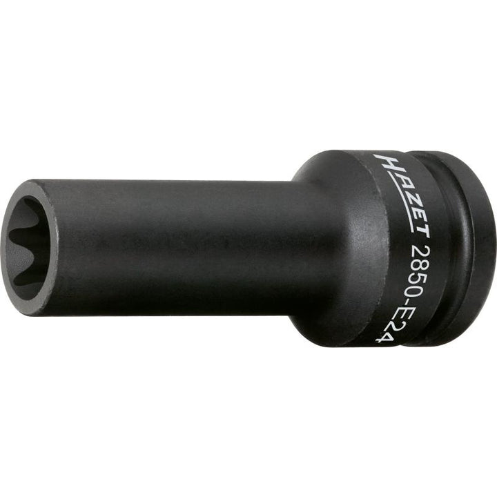 Hazet 2850-E24 Impact Socket, Outside TORX® E24, 3/4" Square Drive