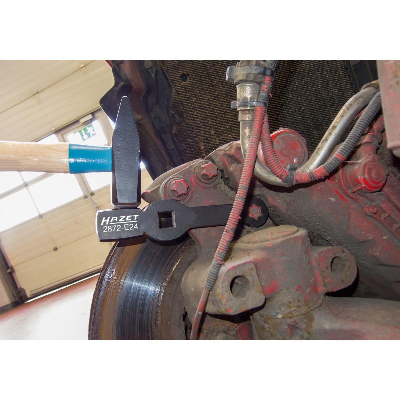 Hazet 2872-E18 TORX® Slogging Wrench with 2 Striking Faces, E18, 3/4"