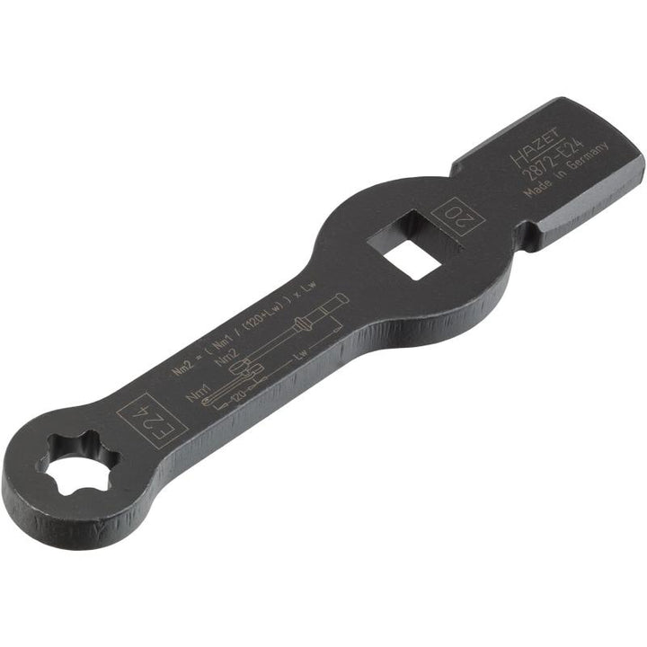 Hazet 2872-E24 TORX® Slogging Wrench with 2 Striking Faces, E24, 3/4"